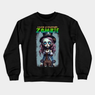 Kawaii Steampunk Zombie 07 Crewneck Sweatshirt